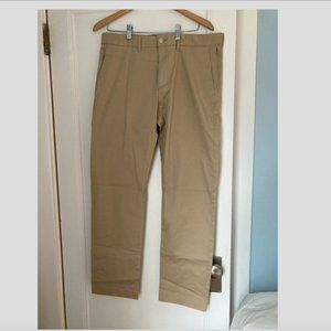 Men's J Crew Slim Flex Fit Pants Size 34/32 Tan. Brand New